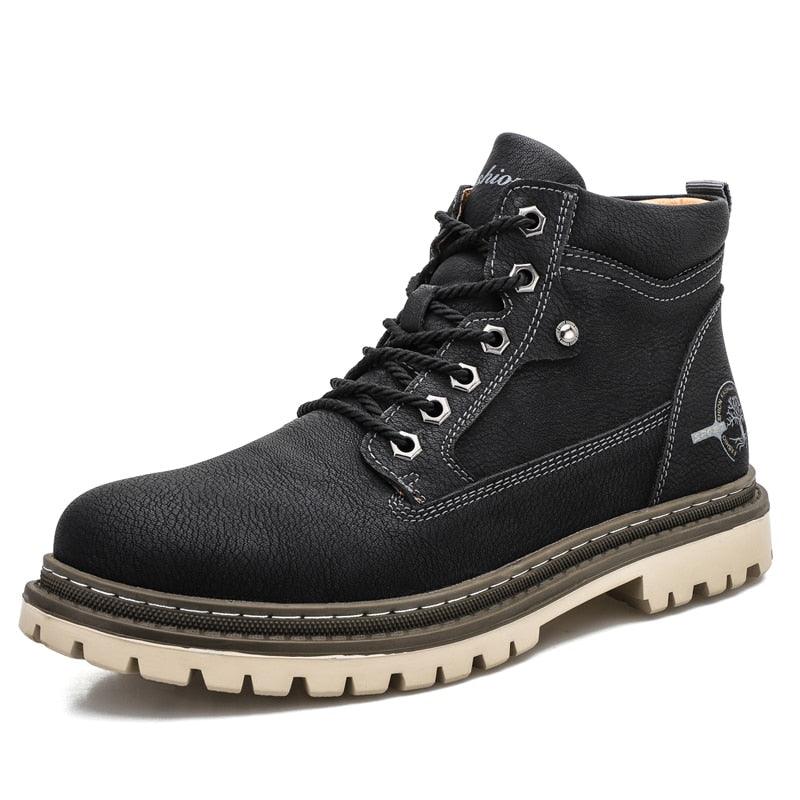 Bota Masculina Casual Ankle Carbon