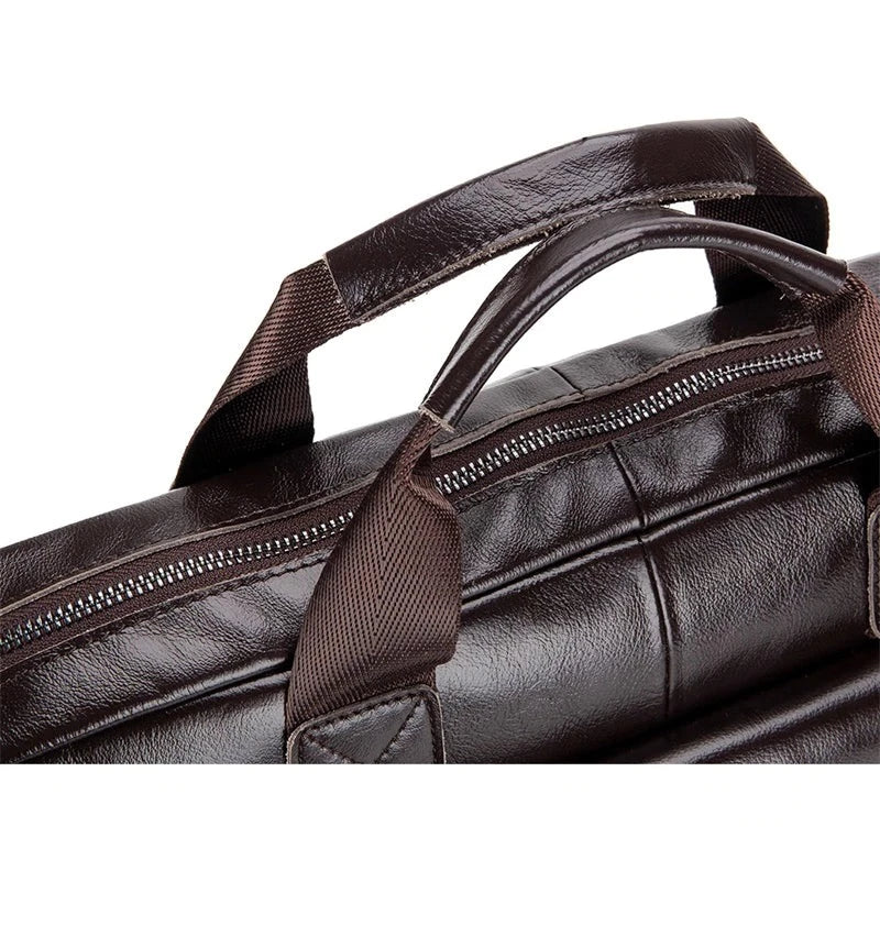 Bolsa Masculina de Couro Legítimo Leone