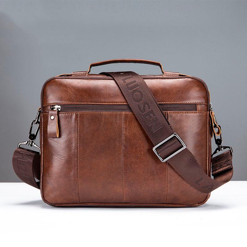 Bolsa de Couro Legítimo Masculina Maskim