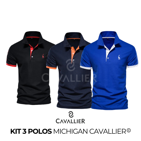 Compre 02 Leve 03: Camisas Polo Michigan